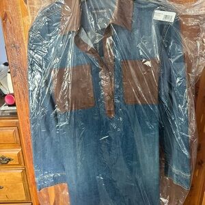 Ramy Brook Blue Denim Dress